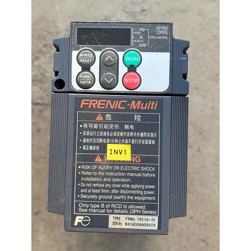 询价变频器：FRNO .  75E1S-7C  。