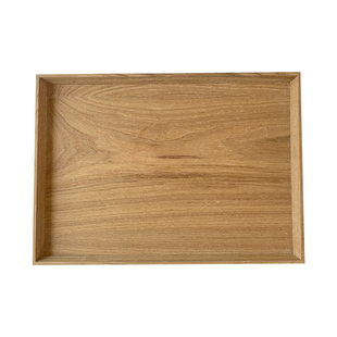 水曲柳木制长方形托盘天然日式家用餐盘托盘零食点心甜品托盘茶盘