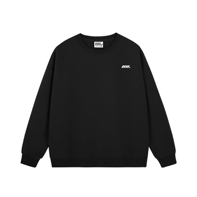 超火学院风简约休闲重磅卫衣女潮