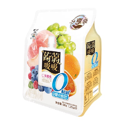 旺旺0卡蒟蒻分享装果冻600g