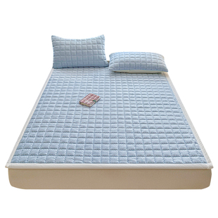 a类牛奶绒床盖单件冬季加厚夹棉珊瑚绒榻榻米床垫铺床毯加绒床单