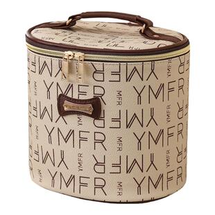 化妆包大容量便携2023新款超火旅行化妆护肤品收纳包圆筒化妆箱女