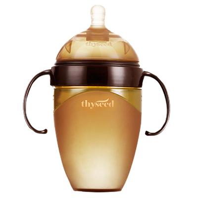 世喜断奶仿真母乳硅胶奶瓶新生儿防摔宽口径防胀气PPSU宝宝奶瓶