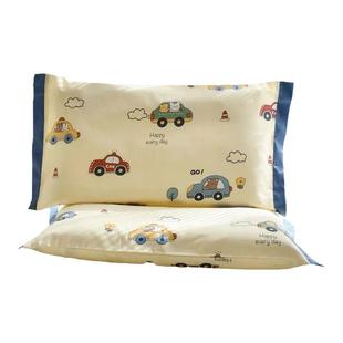 A类60长绒棉乳胶枕套35*55纯棉全棉单人枕头套3050婴儿童4874包邮