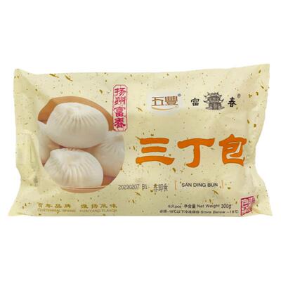 富春包子三丁包扬州特产营养早餐