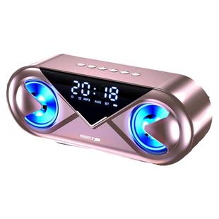 力勤S6无线蓝牙音箱大音量家用带时钟闹钟音响插卡U盘低音炮户外