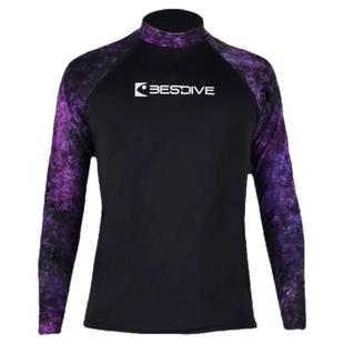 BESTDIVE潜好 男女款迷彩分体长袖户外SPF50+防晒水母衣