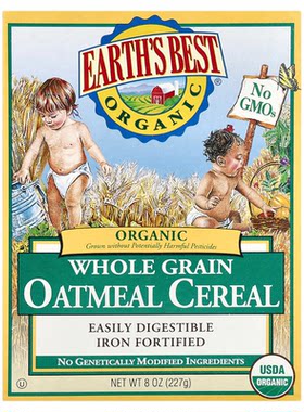香港Earth's best地球最米粉好世界12段米糊燕麦谷物高铁宝宝辅食
