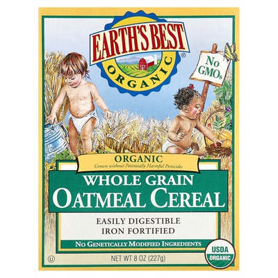 香港Earth's best地球最米粉好世界12段米糊燕麦谷物高铁宝宝辅食