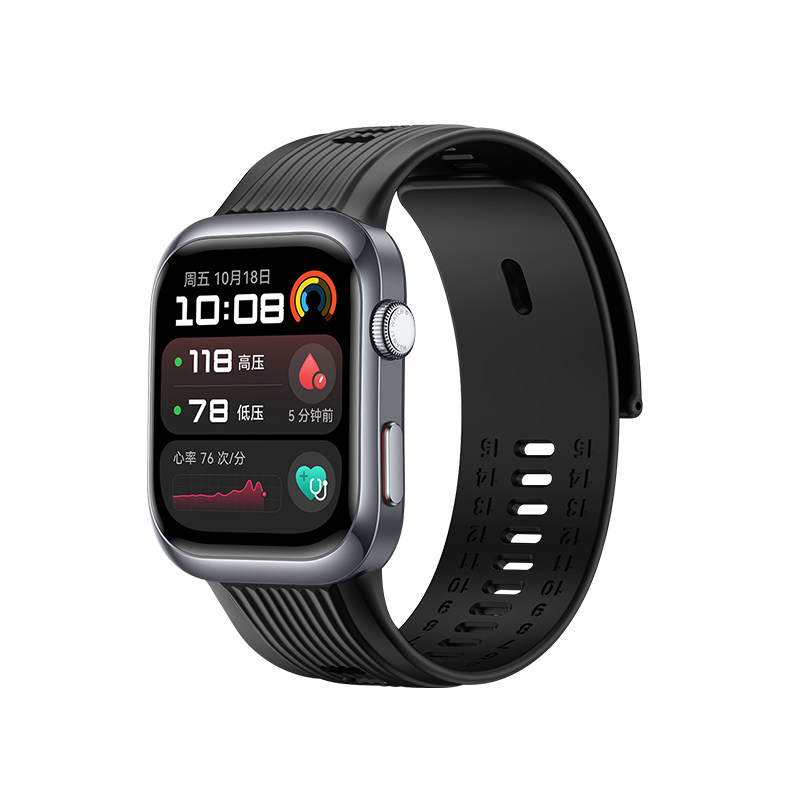 西蒙迪奥适用华为watchd2表带华为手表d2硅胶腕带watch d2血压表表带新款华为watchd替换带高端