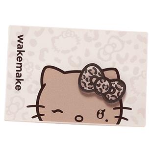 予定日本WAKEMAKE HelloKitty二弹联名平成辣妹眼影唇膏粉底粉刷