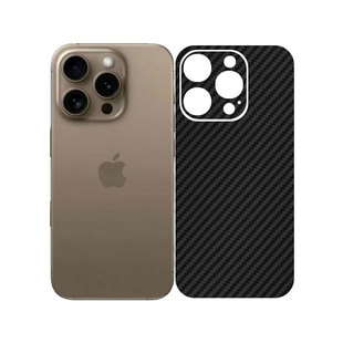 适用iPhone16pro后背保护膜苹果15plus手机贴膜新款17promax碳纤维磨砂后壳膜14全包苹果13多色彩膜2防刮贴纸