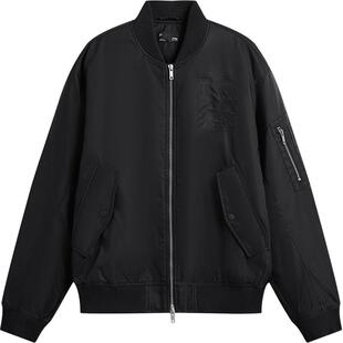 李宁马上有钱棉服女春季新款新年棉袄子红色情侣棒球服飞行夹克男