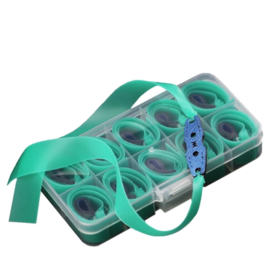 松石绿扁皮筋暴力防冻皮筋组