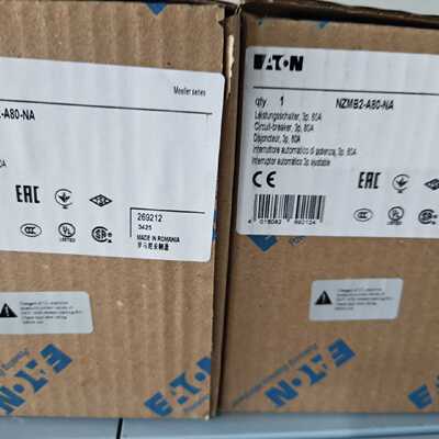 议价伊顿穆勒NZMB2-A80-NA塑壳断路器UL489 CSA认证齐全
