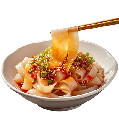 豫昊祥香辣红油麻酱凉皮学生夜宵