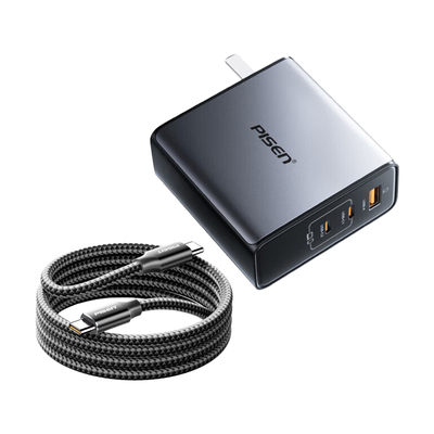 品胜160W氮化镓多口快充电器插头