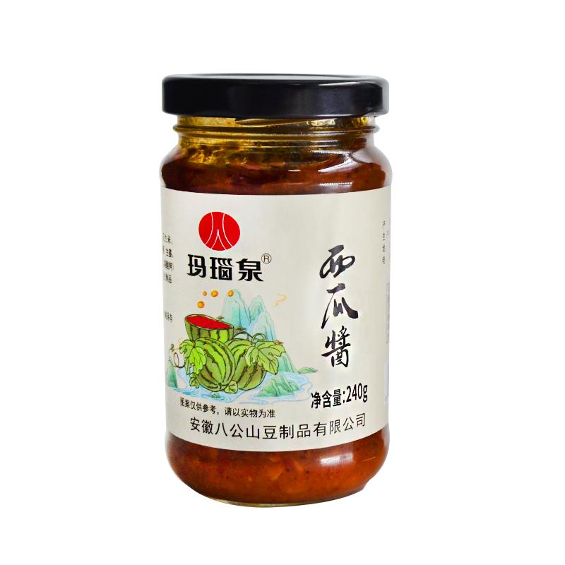 玛瑙泉西瓜酱240克安徽美食