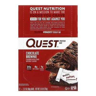 Quest Nutrition蛋白棒富含蛋白质健身代餐能量棒续航肌肉多口味