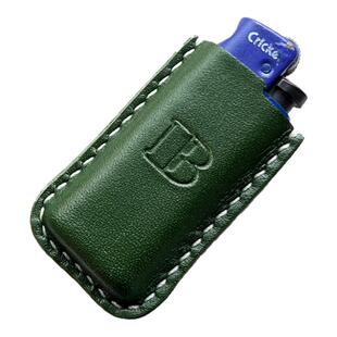 适用草蜢打火机皮套Cricket一次性打火机皮套保护套牛皮手工定制