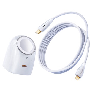 图拉斯大眼仔适用苹果手表充电器AppleWatch手机iwatch二合一iPhone17ProMax充电头45W快充S11/Ultra3底座