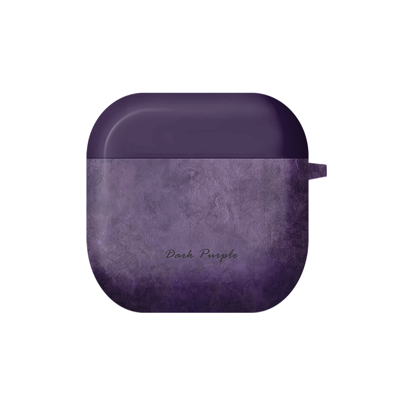 油画晕染适用于Airpods1/2保护套AirPods4耳机套aipodspro3可爱卡通AirPodspro2/airpods3光面菲林耳机壳硬壳