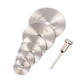 高速钢锯片木头圆锯片电磨电钻小锯片带杆子切片套装木工锯片带柄