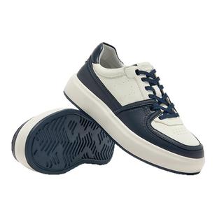 Bata休闲鞋男2025秋商场新款时尚街头厚底休闲男板鞋FND02CM5