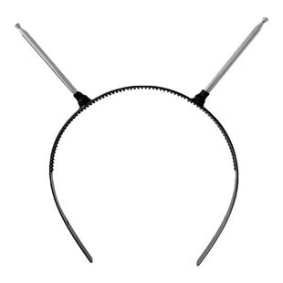 可伸缩火星情报局同款搞笑天线发箍儿童搞怪头饰电线信号成人头箍