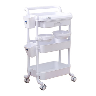 美容小推车美容院专用美甲美睫美发纹绣理发店移动置物架子工具车