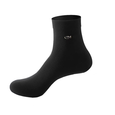 雅鹿袜子男款春夏季防臭中筒袜子