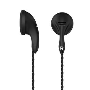 NICEHCK原道B40黑酱平头塞耳机发烧HIFI人声线控耳塞睡眠原道耳机