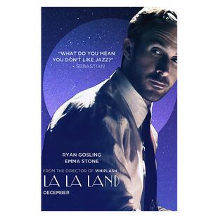 La La Land爱乐之城海报Ryan Gosling电影家居宿舍背景墙装饰壁画