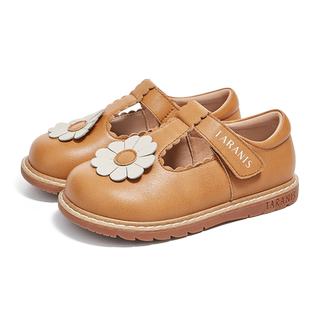 泰兰尼斯meta儿童皮鞋春秋新款公主皮鞋软底洋气女宝宝皮鞋单鞋子