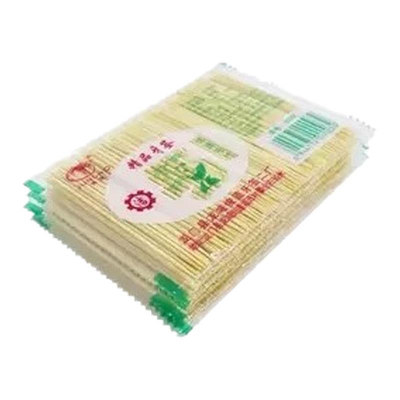 双头牙签装竹牙签牙线棒牙签一次性袋装水果签家用条装
