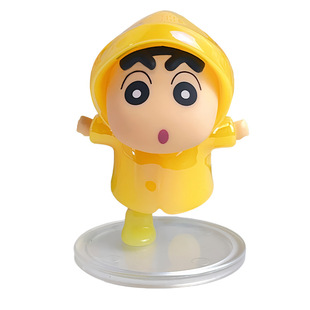 正版蜡笔小新动感次元系列盲盒摆件新之助摇摇乐车载摆件潮玩手办