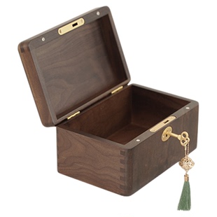 金条专用收纳盒中国银行工行投资黄金木箱藏金子神器实木带锁防盗