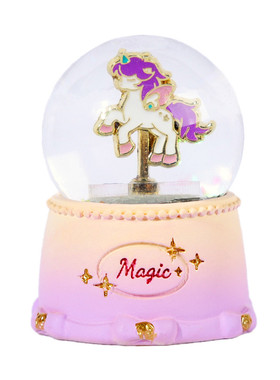 少女心水晶球卡通带灯房间装饰品