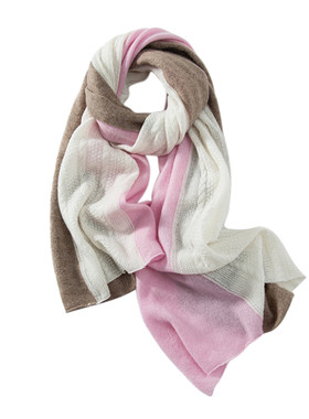恒源祥山羊绒围巾女冬披肩高级感送妈妈羊毛男配大衣斗篷披风旗袍