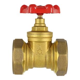 埃美柯PPR热熔闸阀自来水开关阀门表前水管冷热阀黄铜双活接7650