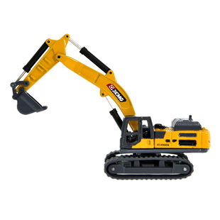 徐工文创合金迷你挖机模型工程运输车液压车载玩具男童益智