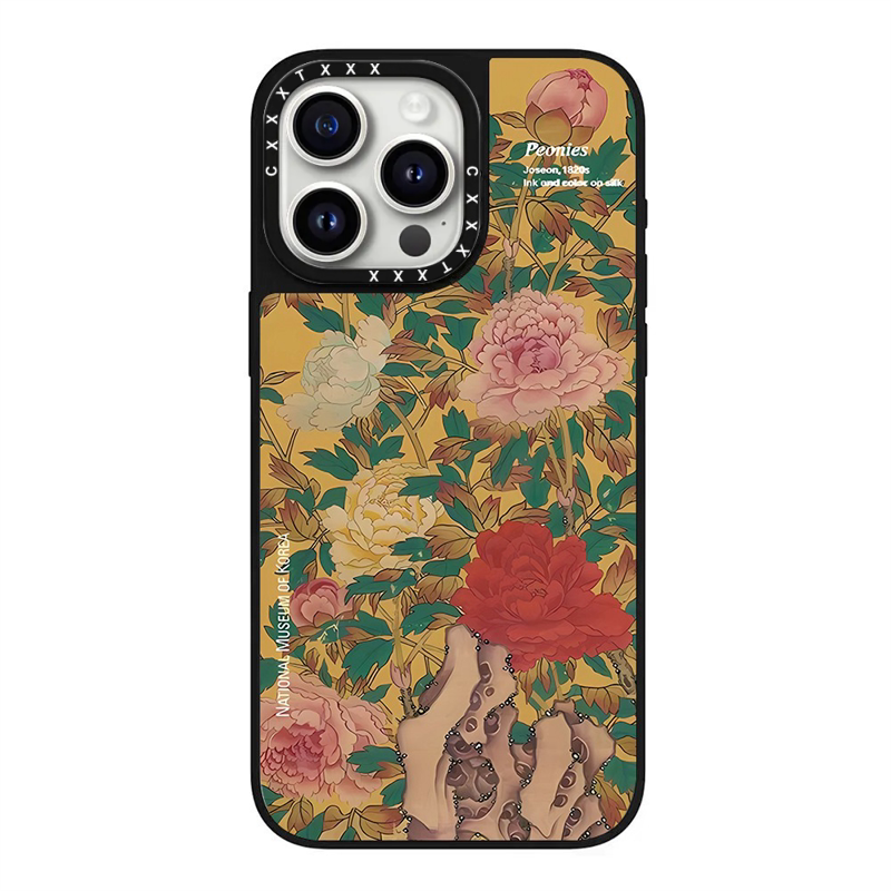 韩国博物馆碎花苹果17pro/max/air手机壳适用iPhone16/15/14pro/max可爱13卡通12少女17防摔保护套