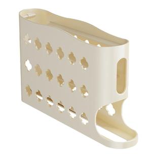 滚动鸡蛋收纳盒厨房多层斜口自动滚蛋器冰箱侧门鸡蛋托专用保鲜盒