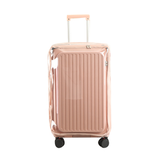 前开盖五轮可扩展拉杆箱保护套免拆透明行李箱旅行箱防尘套2830寸