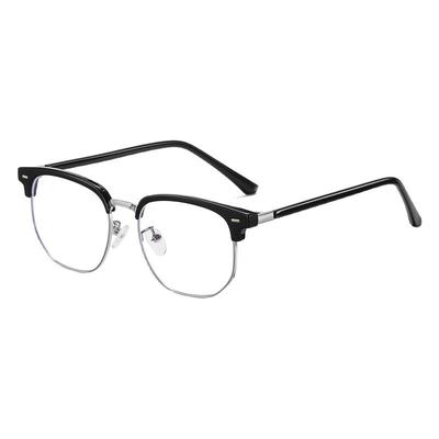 斯文半框眼镜女显白显瘦