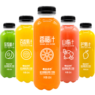 益生菌果汁饮料420ml*15瓶整箱装芒果猕猴桃山楂汁特价饮品橙汁
