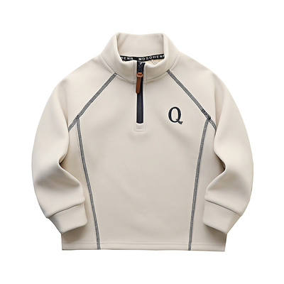 工厂直销帅气儿童加绒卫衣打底衫