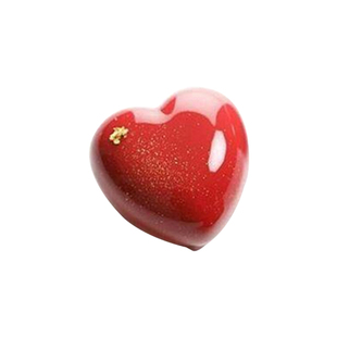 甘那许KEREO可瑞尔8连爱心形抱枕桃心情人节蝴蝶结蛋糕硅胶模具