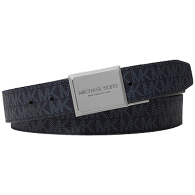 MK男士标志扣老花皮带腰带