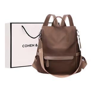 官网小c&k正品双肩包女2025新款时尚百搭背包休闲防水牛津布书包